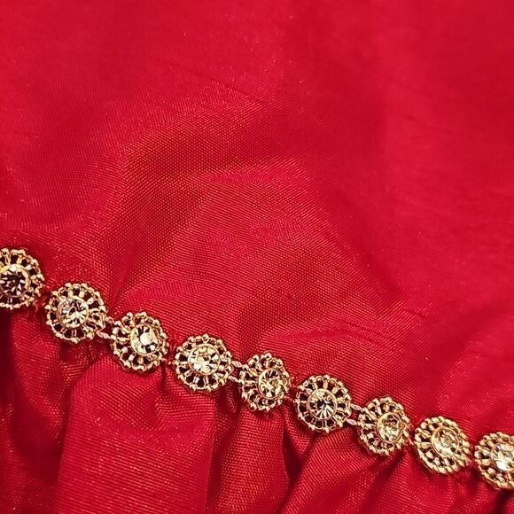 Girls red formal dress size 5 - Picture 7 of 8